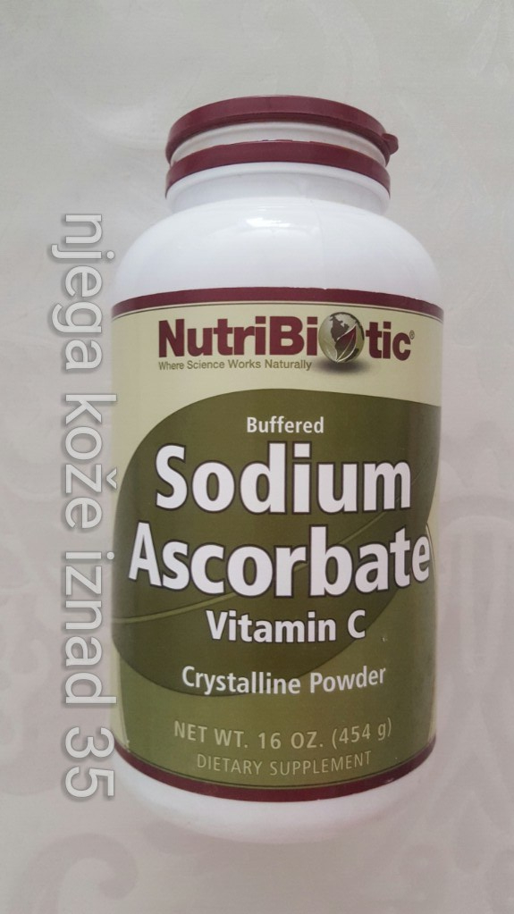 C vitamin u prahu u obliku Sodium Ascorbate, proizvoođač: NutriBiotiC